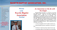 Desktop Screenshot of fayettebaptistassociation.org
