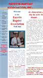 Mobile Screenshot of fayettebaptistassociation.org